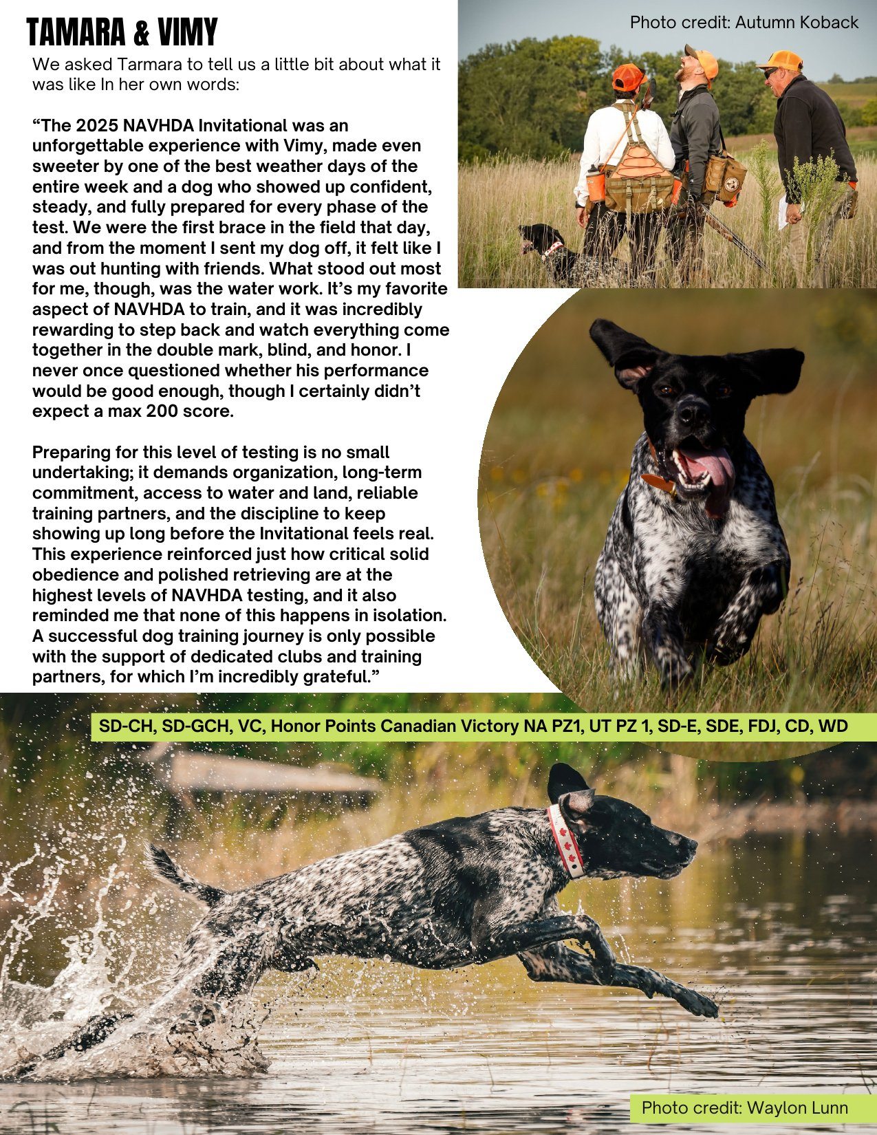 fifth page of prairie vista 2025 newsletter
